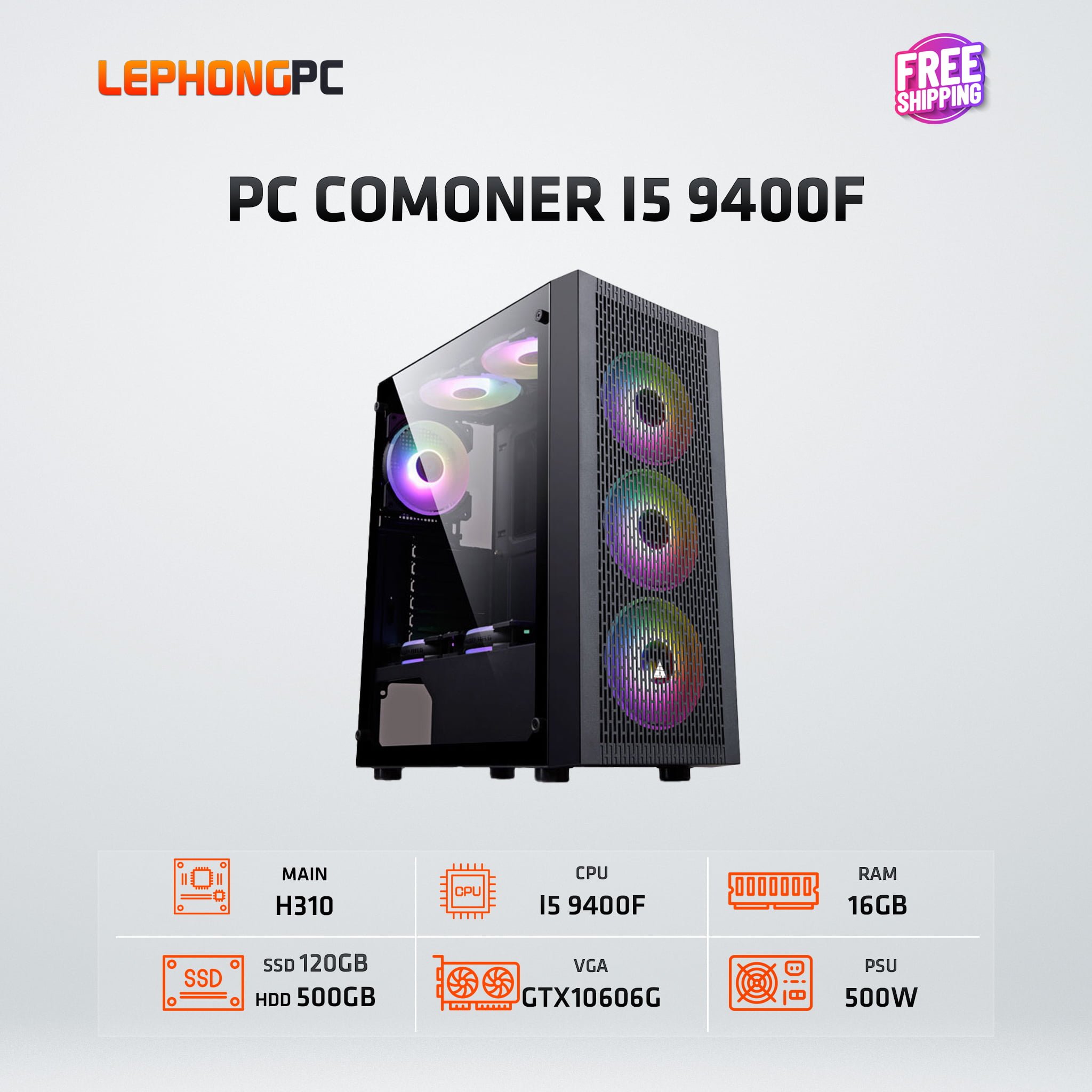 PC COMONER I5 9400F