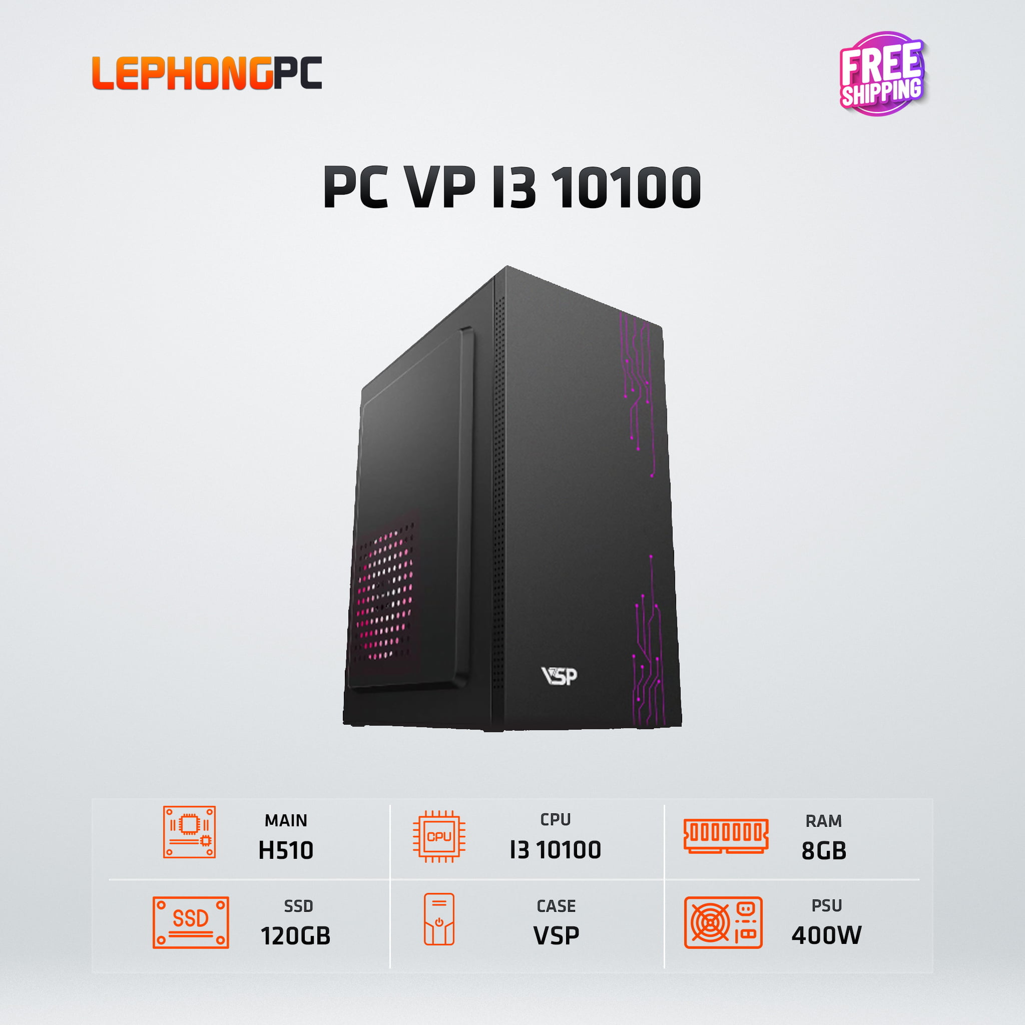 PC VAN PHONG I3 10100