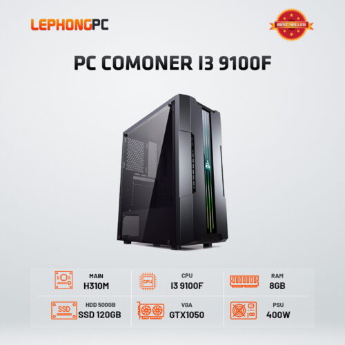 PC COMONER I3 9100F 10 22