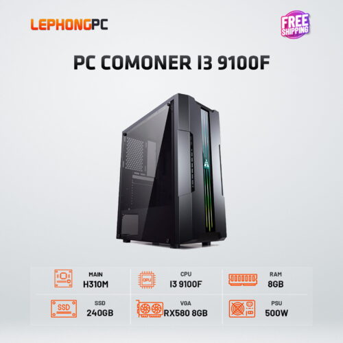 PC COMONER I3 9100F RX580 8GB
