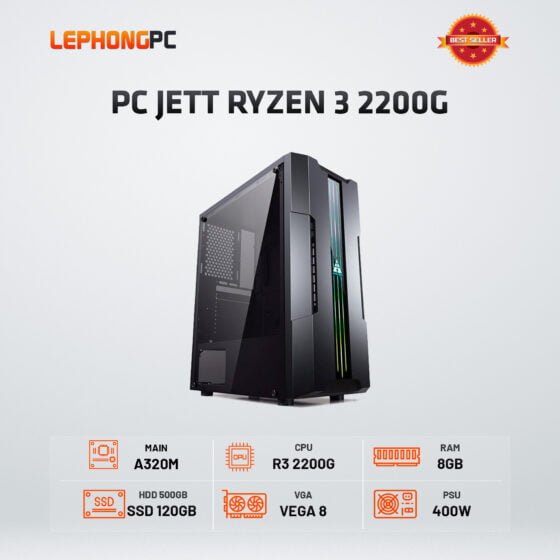 PC JETT R3 2200G 10-22