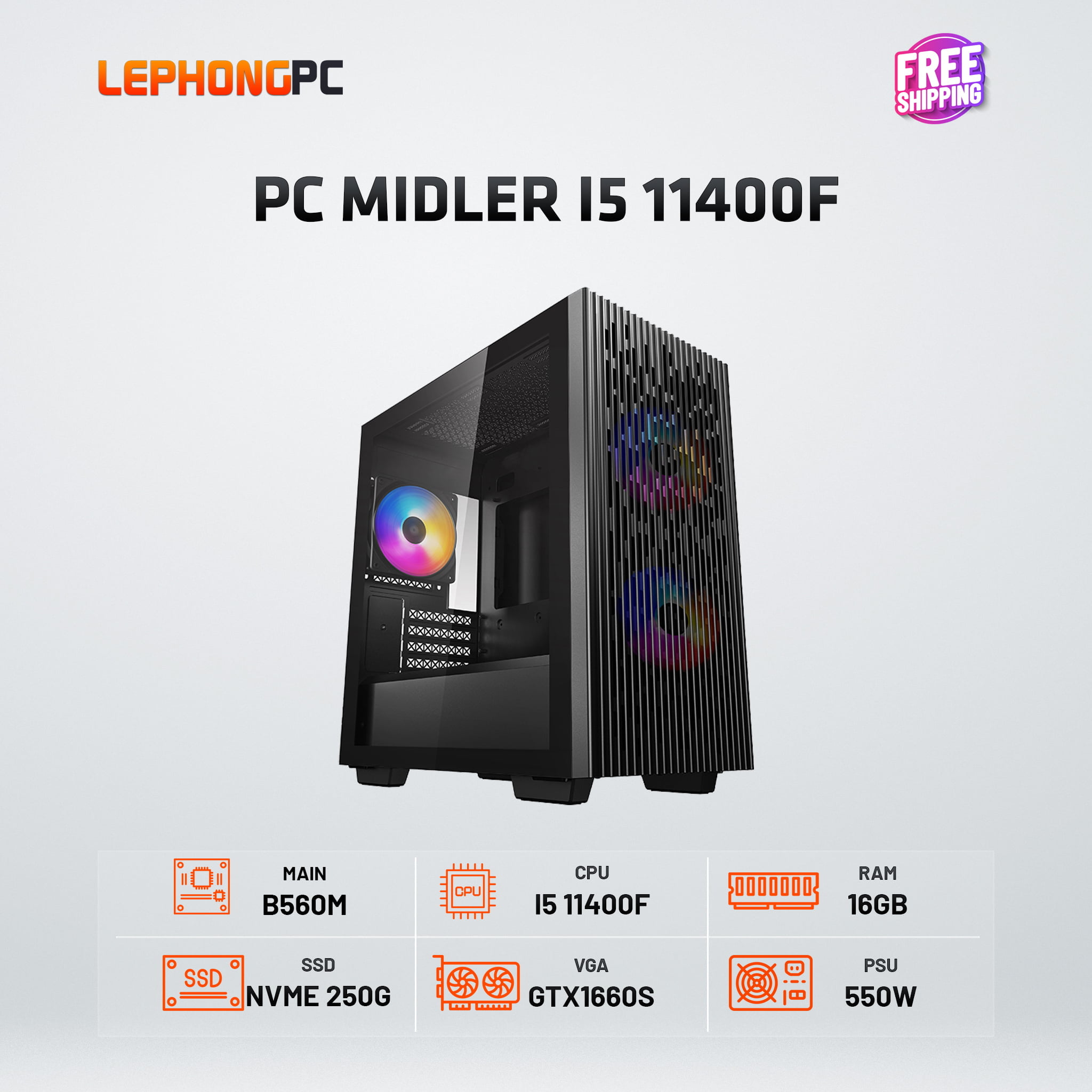PC MIDLER I5 11400F
