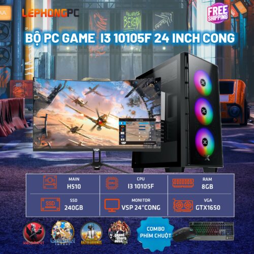 BO PC GAME I3 10105F 24 INCH CONG 30 12 22