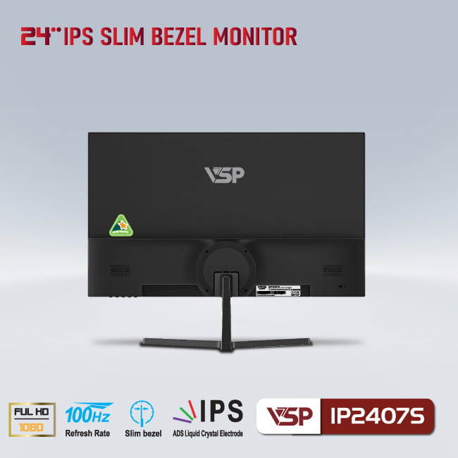 Man Hinh VSP IP2407S 24inch 100Hz FullHD VGA HDMI 1